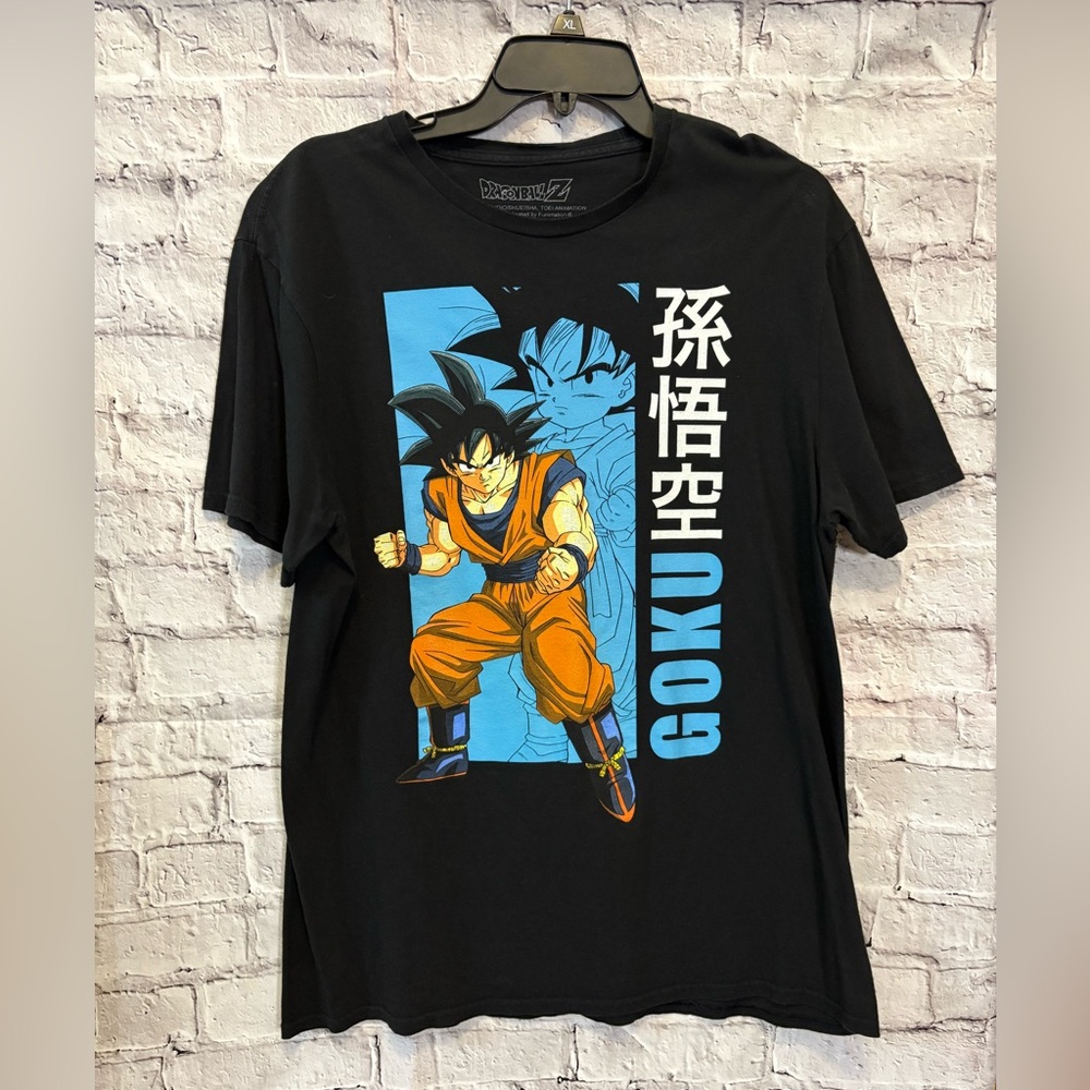 🔥Dragon Ball Z Goku Black 💯 Cotton Graphic T-Shirt Size L.